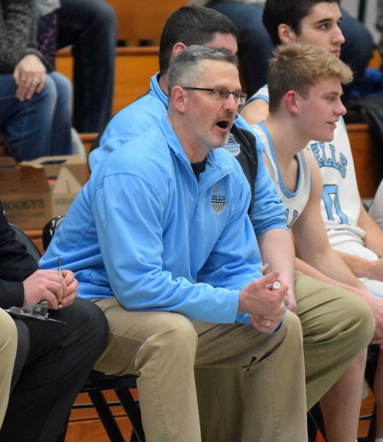Wisconsin Dells coach Brad Rohling